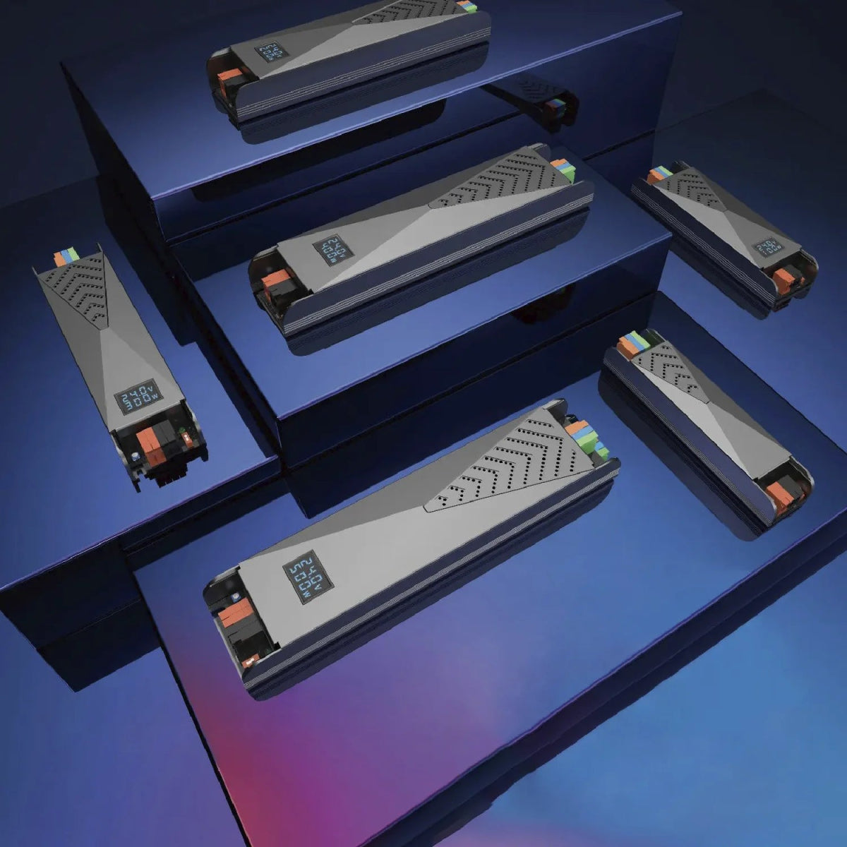LED Power Supply 24V DC with Display Screen (XT-24V) - Ultralight