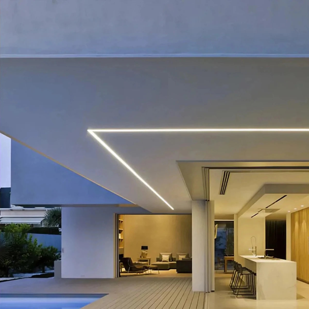 Linear Light Connectable Recessed & Pendant Linear Light
