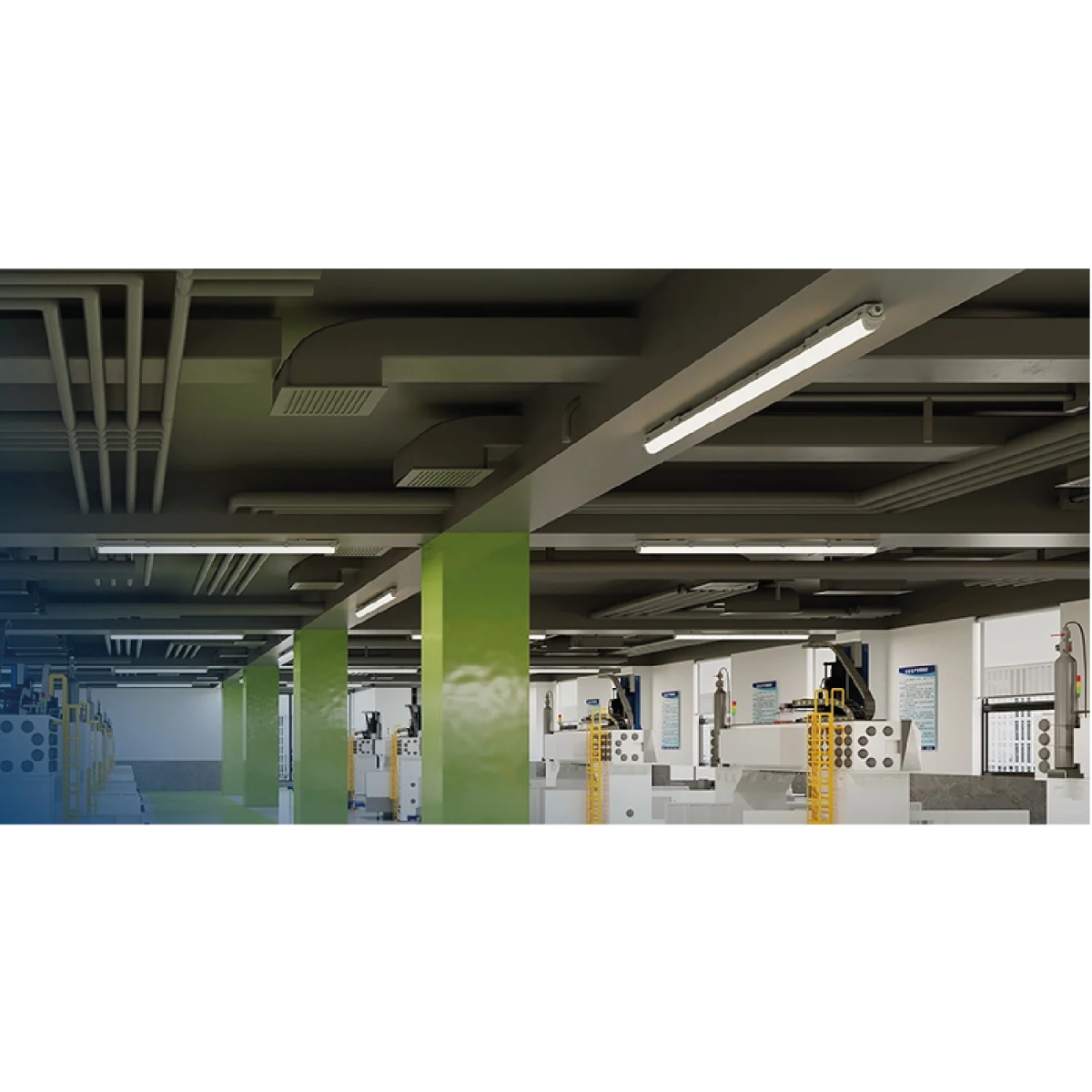 Ultralight Tri-Proof LED Linear Light 50W IP66 (TRA12095)