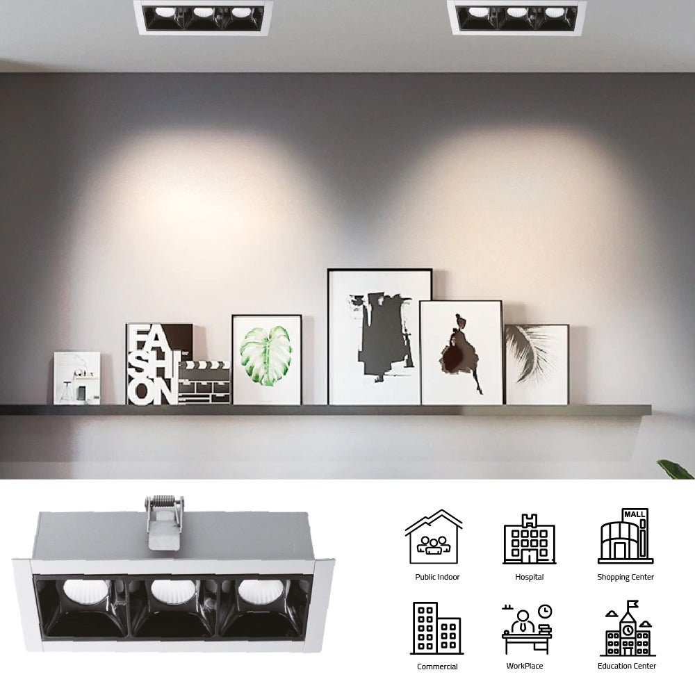 Buy Ultra Light Triple Ceiling Light (BR6709R-3) – Indoor Lighting with Modern Design - Best from Ultralight