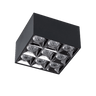 Black Ceiling Surface Mounted Light