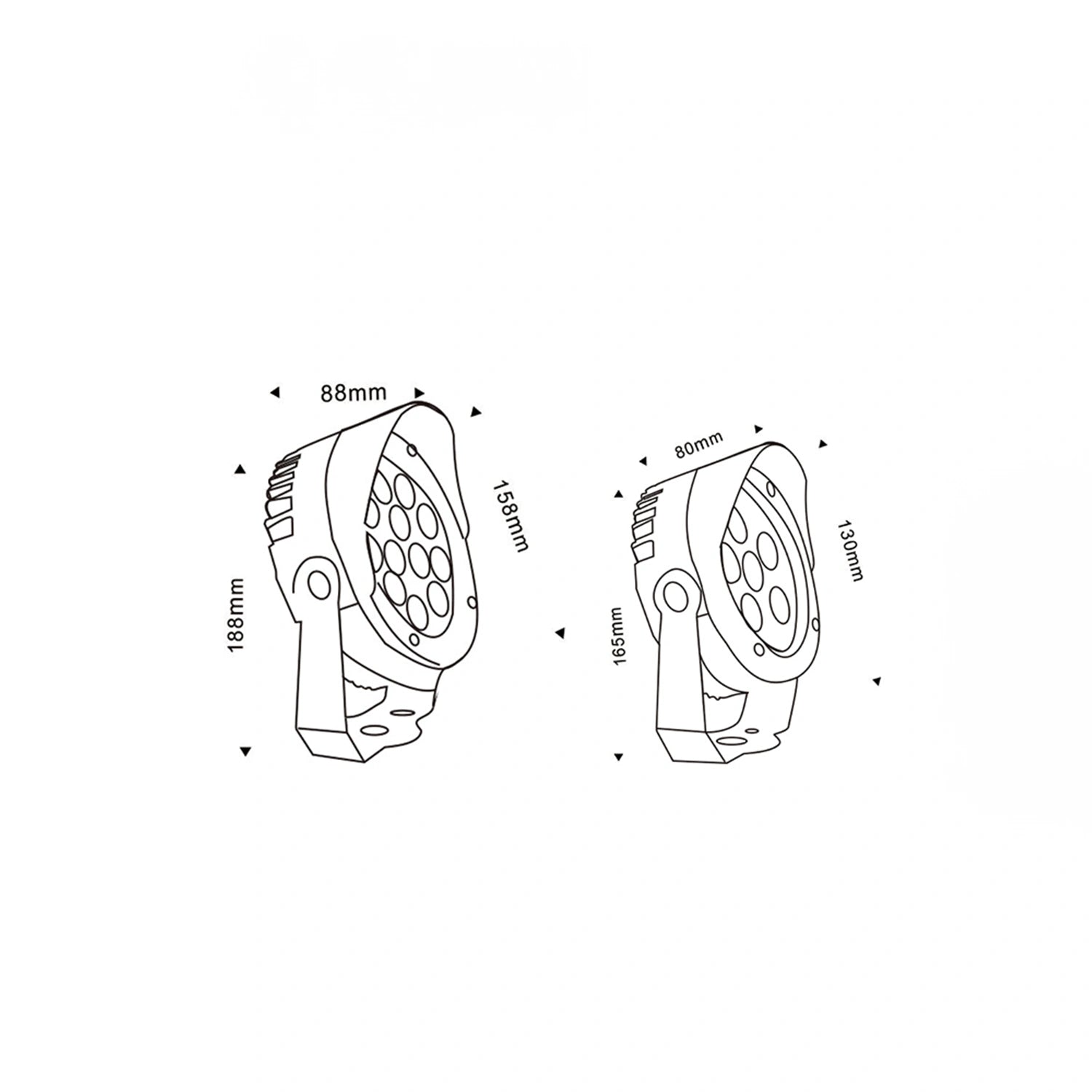 Ultralight In-Ground LED Spike Light (ZY-9006)