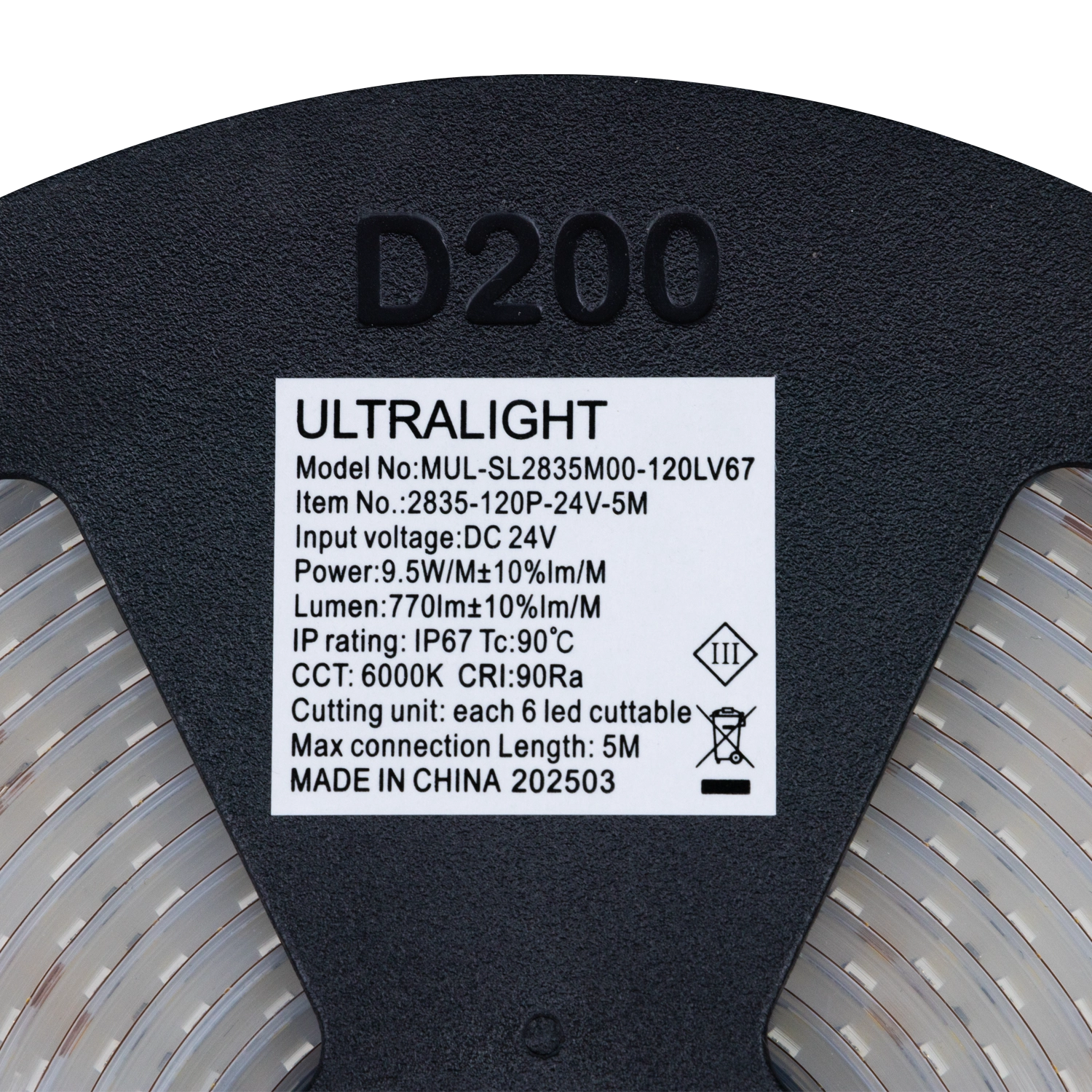 Ultra Light LED Strip Light – High CRI 90, IP67 Water-Proof Flexible Lighting (SMD2835-120P)