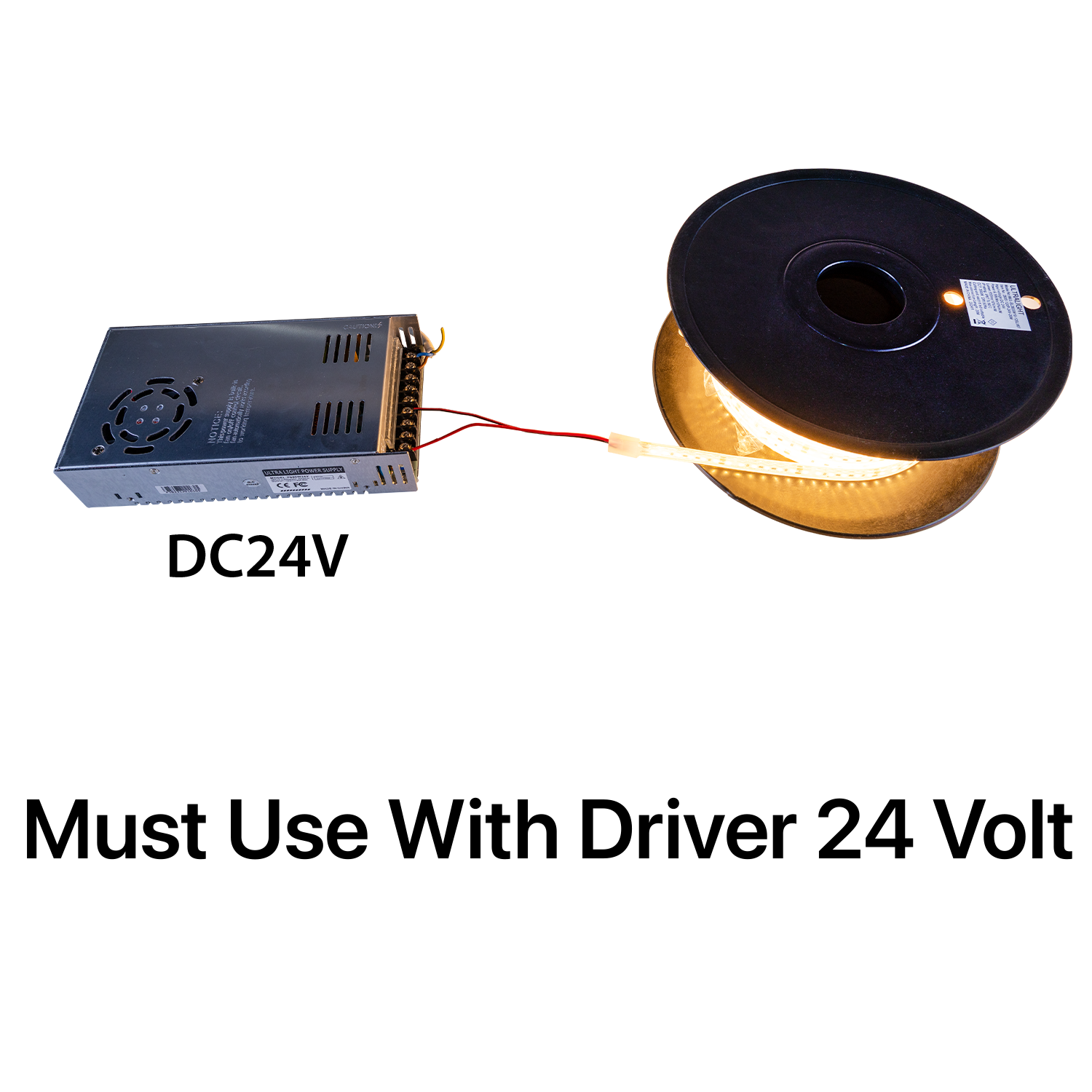 Waterproof LED Strip Light 20M 24V – Flexible Outdoor & Indoor Lighting (SMD2835-120P)