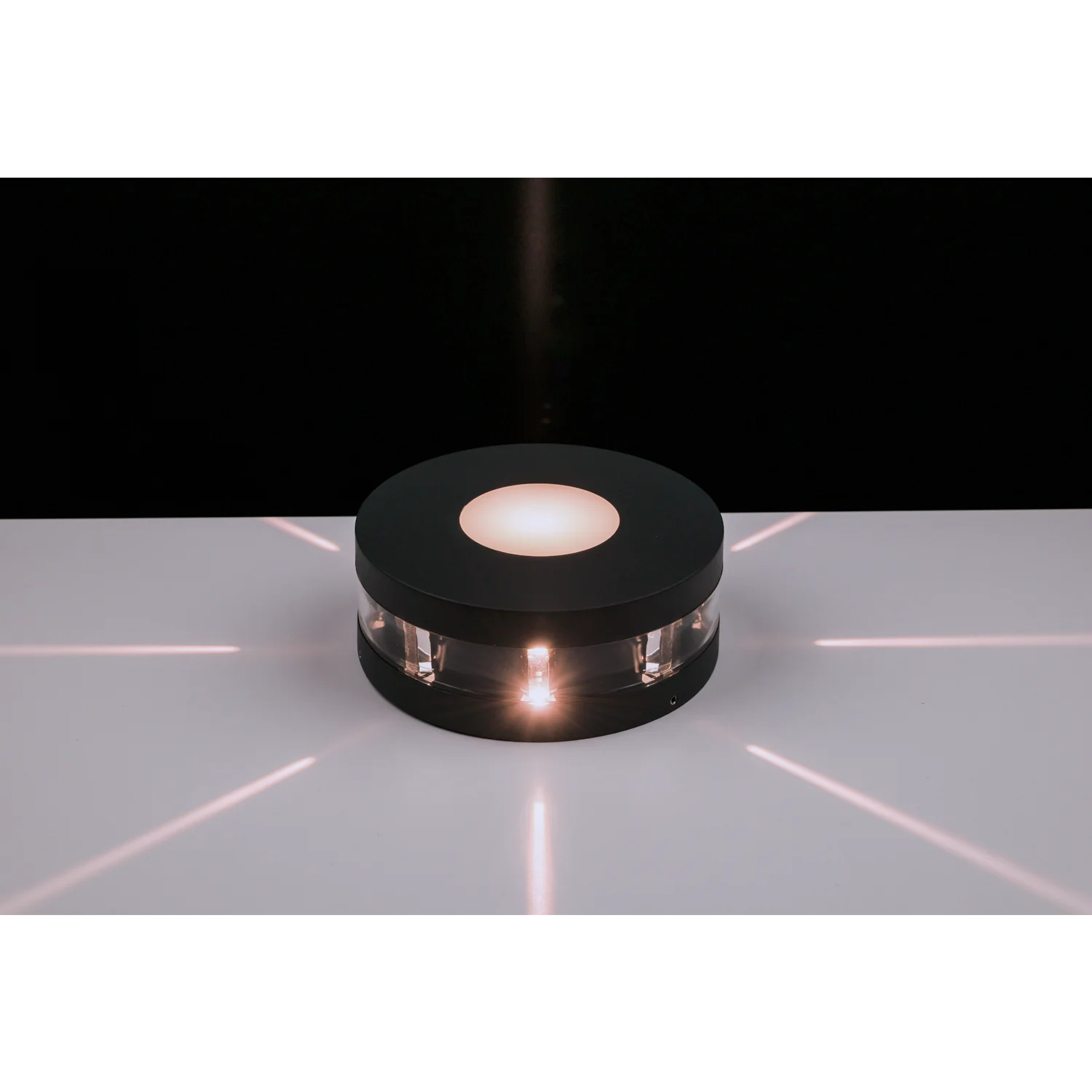 إضاءة جدارية خارجية ليد من الترا لايت | إضاءة أسطوانية لجميع الاتجاهات (DHL-1317)