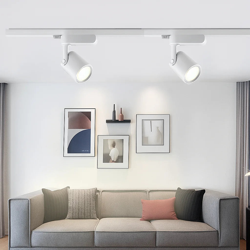 كشاف تراك لايت ليد داخلي 27 واط – قابل للتوجيه 360° – لون أبيض (MHT8148)