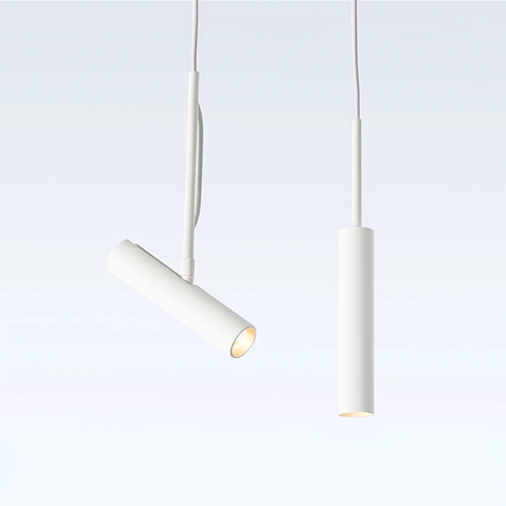 إضاءة معلقة ليد داخلية 4 واط (1096D01) - تصميم عصري من الألمنيوم الأبيض - ضوء نهاري 6500K