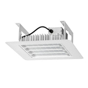 Ceiling-mounted recessed light fixture on a white background