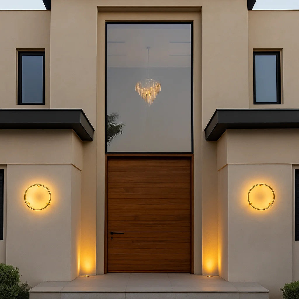 إنارة جدارية ديكورية خارجية (BR2349) – مقاومة للعوامل الجوية IP67 - بوضوح ألوان مرتفع CRI>92 - شرائح OSRAM