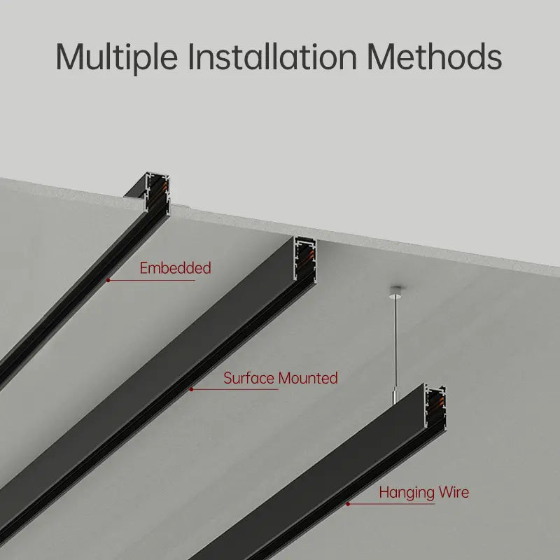  الترالايت سكة مسار مغناطيسية ظاهرة او معلقة 3.5سم (BT-M035)