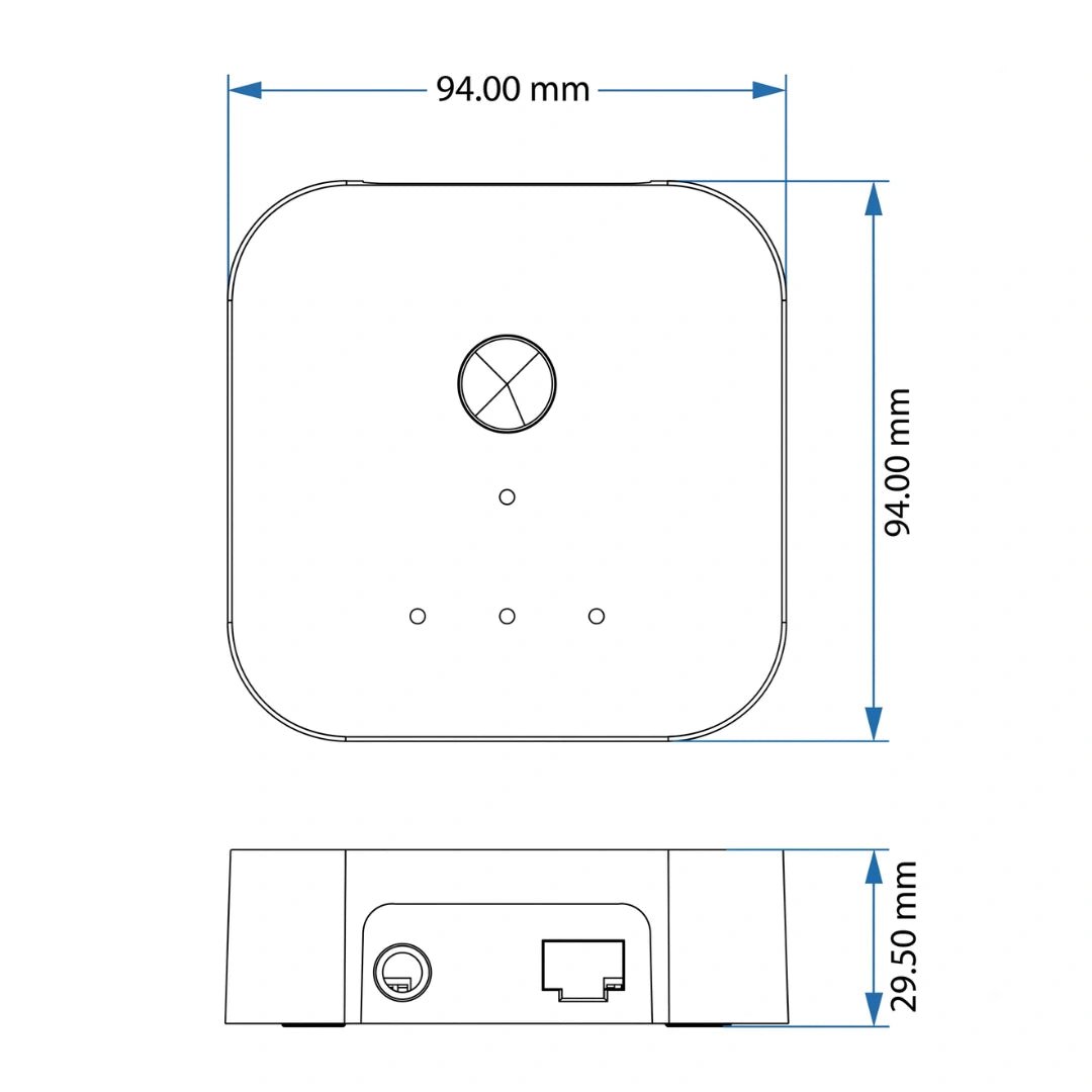 2.4G Mesh Bluetooth Smart Hub Gateway Work With Homeelife App