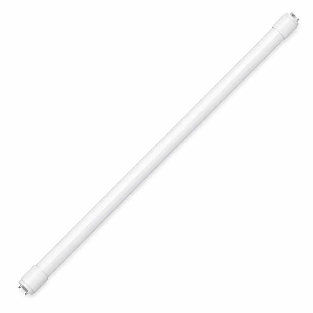 White LED tube light on a white background