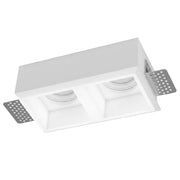 Trimless Gypsum Anti-Glare Dual Spot Light (BRV1310-2-SQ)