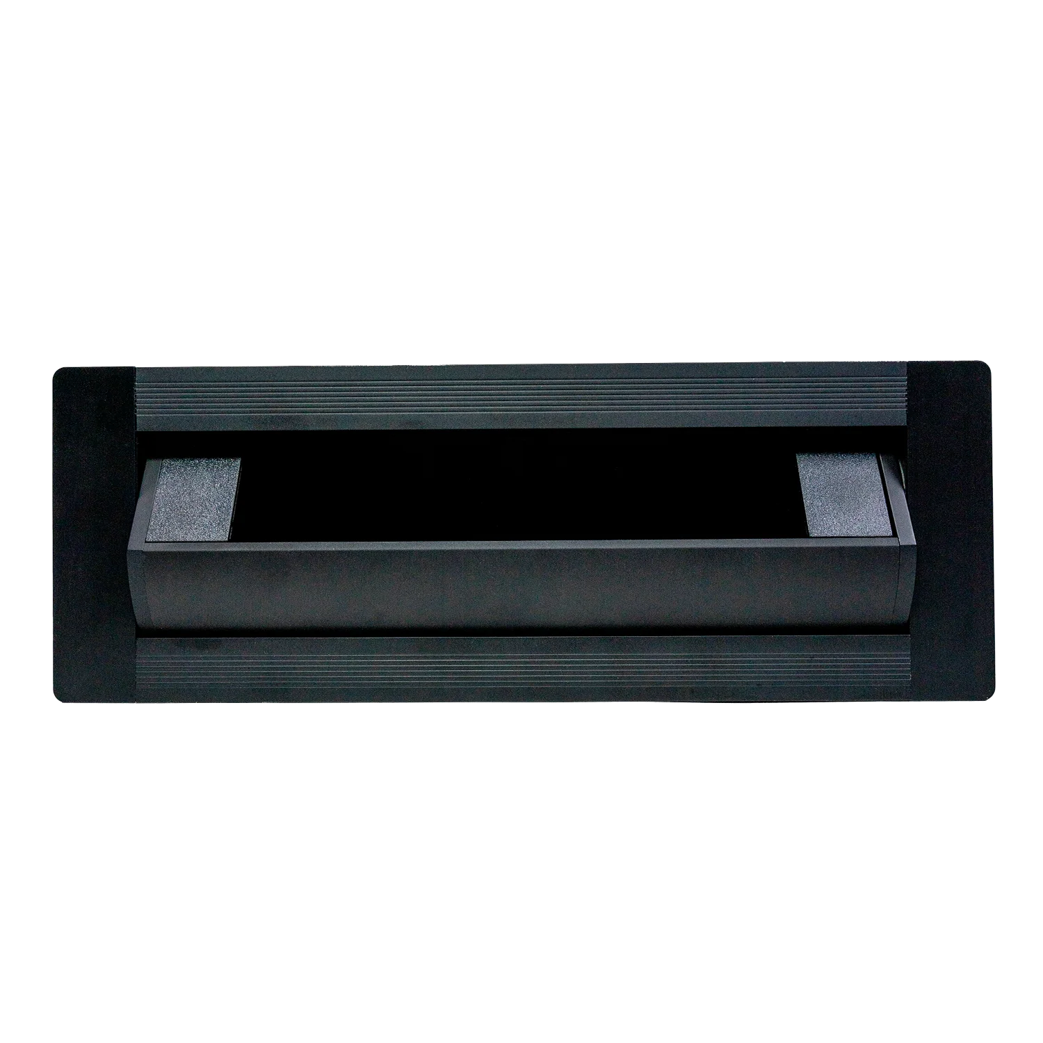 Ultralight Hidden Electric Desktop Socket | Manual Flip-Up Table Box (STS-256)