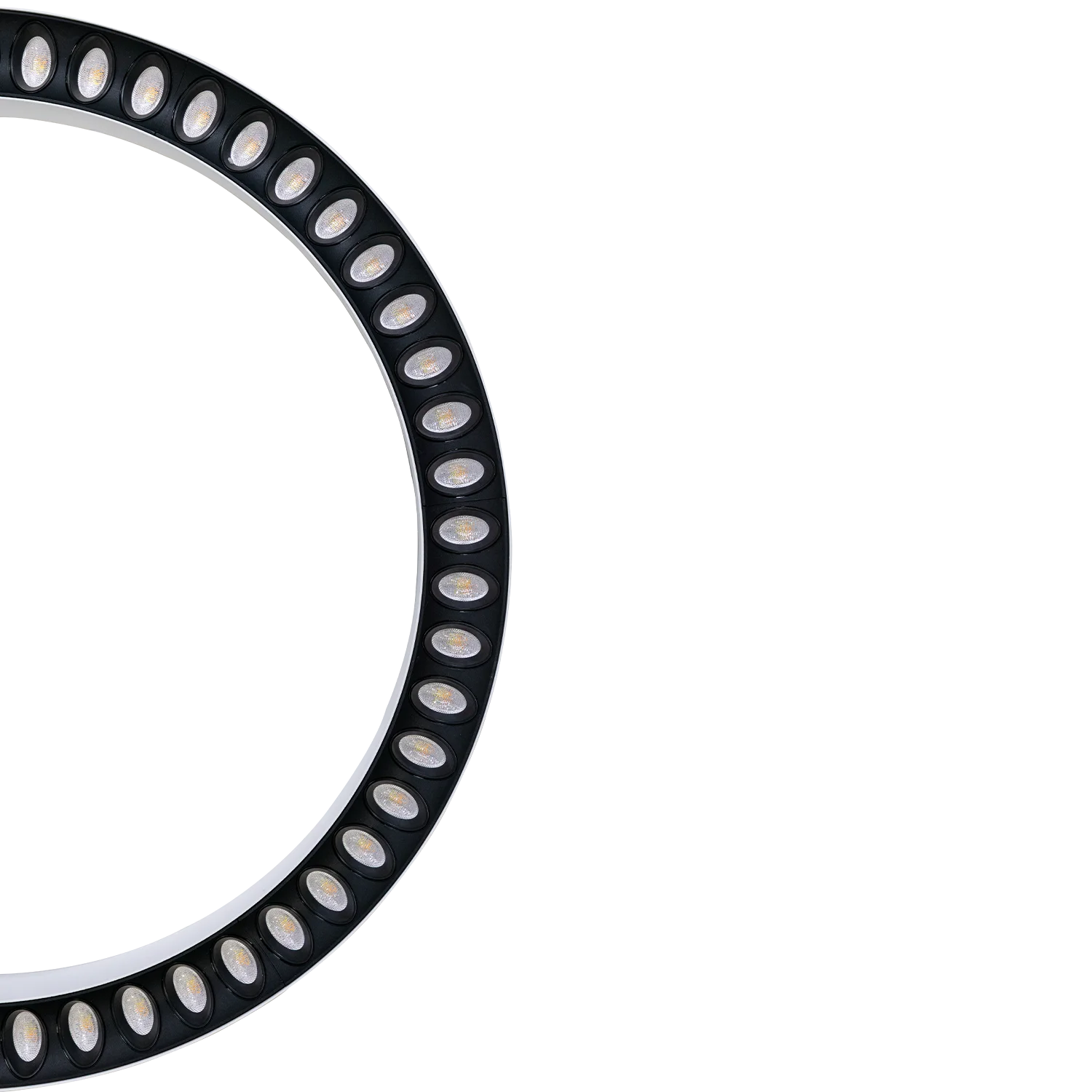 مصباح معلق 60 واط، إضاءة حلقية معلقة بثلاثة ألوان، ومستشعر وتحكم في التعتيم (BR4859)