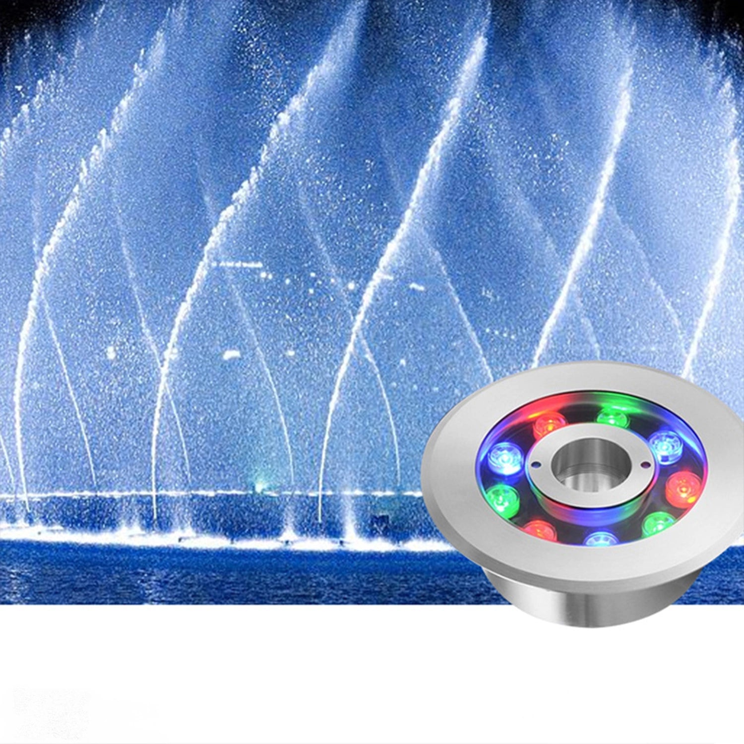 LED fountain light


