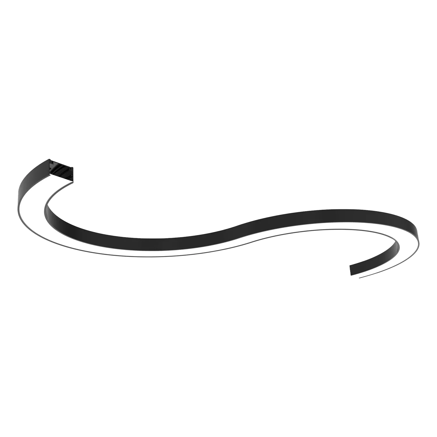 إنارة خطية ليد منحنية قابلة للتوصيل 40 واط (BR6752 Curve)