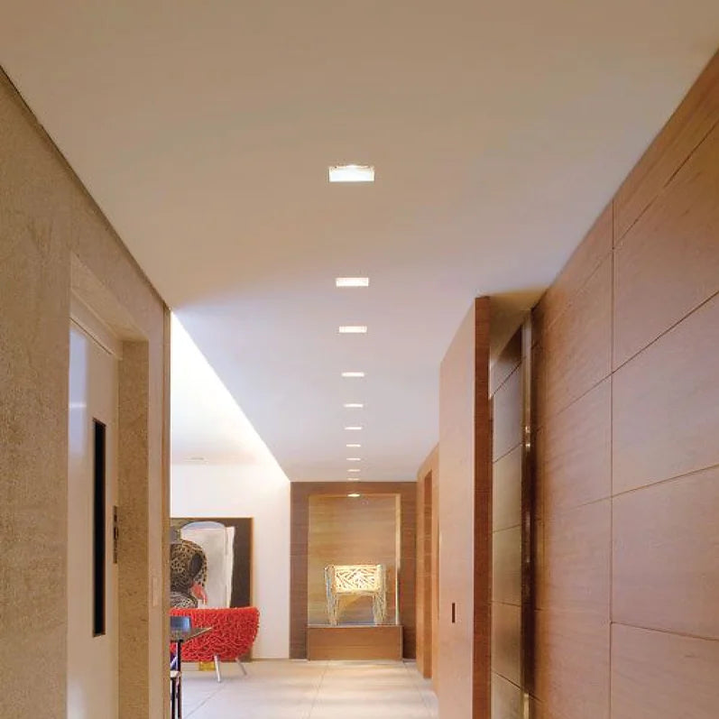 سبوت لايت سقفي ليد مدمج 6 سم بقدرة 3 واط (TK-A288-SQ) – كشاف سقف مربع عالي الكفاءة