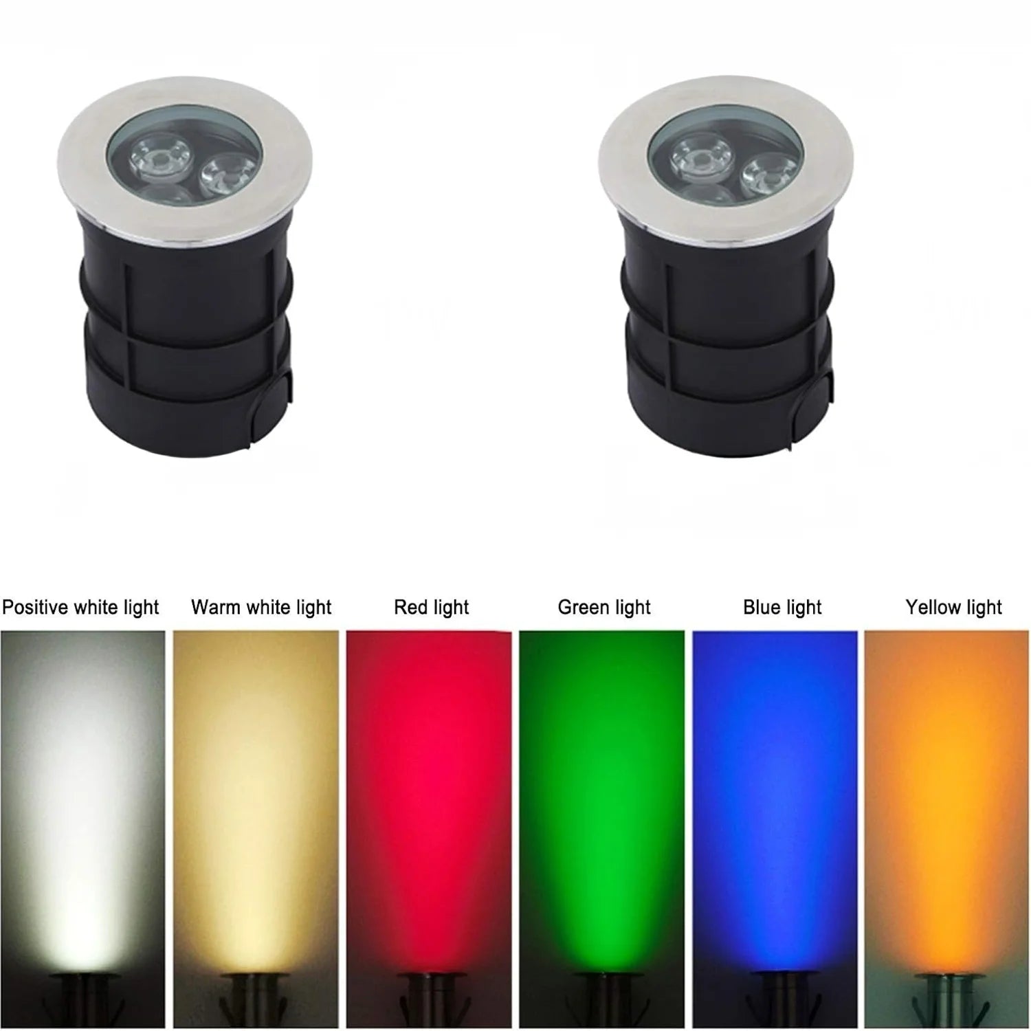 إضاءة ليد ملونة للمسابح 3 واط - إنارة تحت الماء بحماية IP68 ضد الماء (WL-SW073)