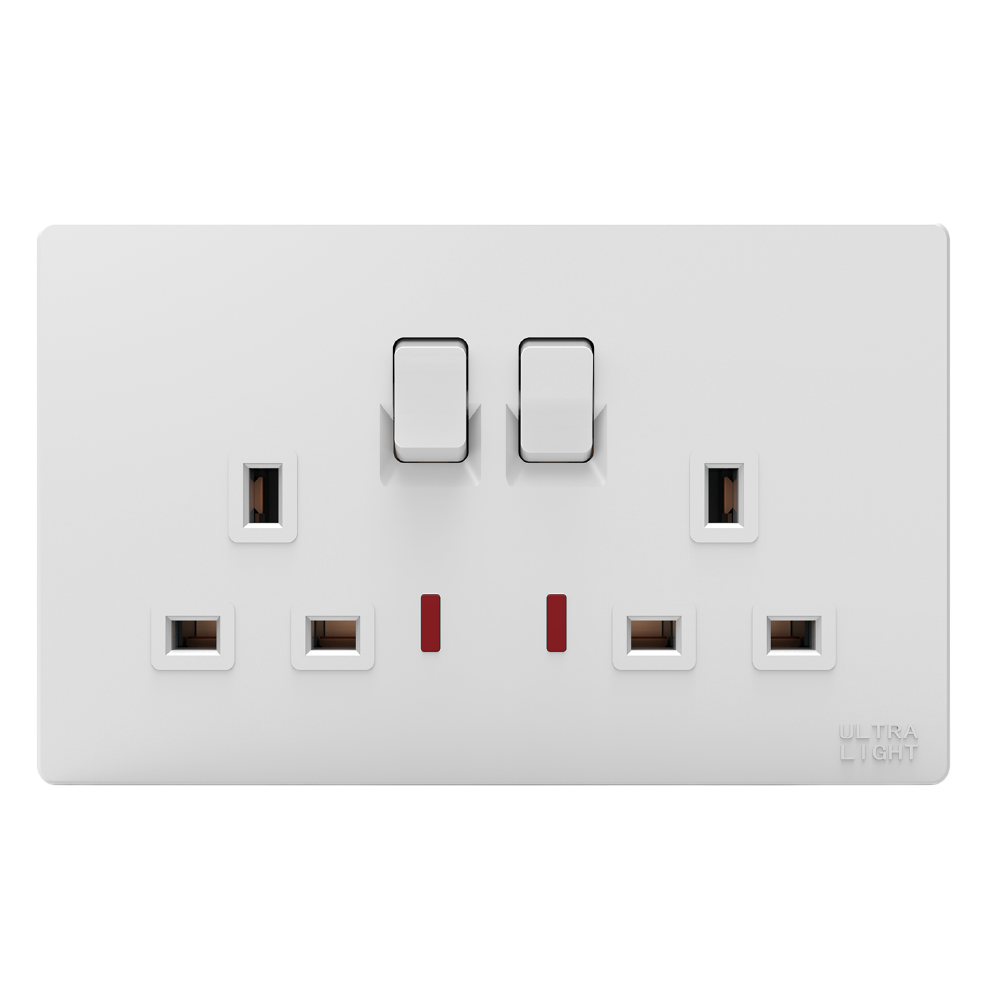 Buy Ultralight Dune Double 13 Amp Socket (B12-048) - Best  from Ultralight