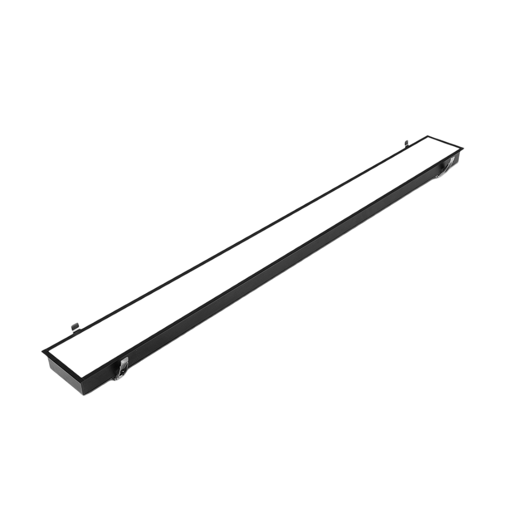 الترا لايت إنارة خطية داخل الجدار لون اسود قابلة للتوصيل (BR6075B)