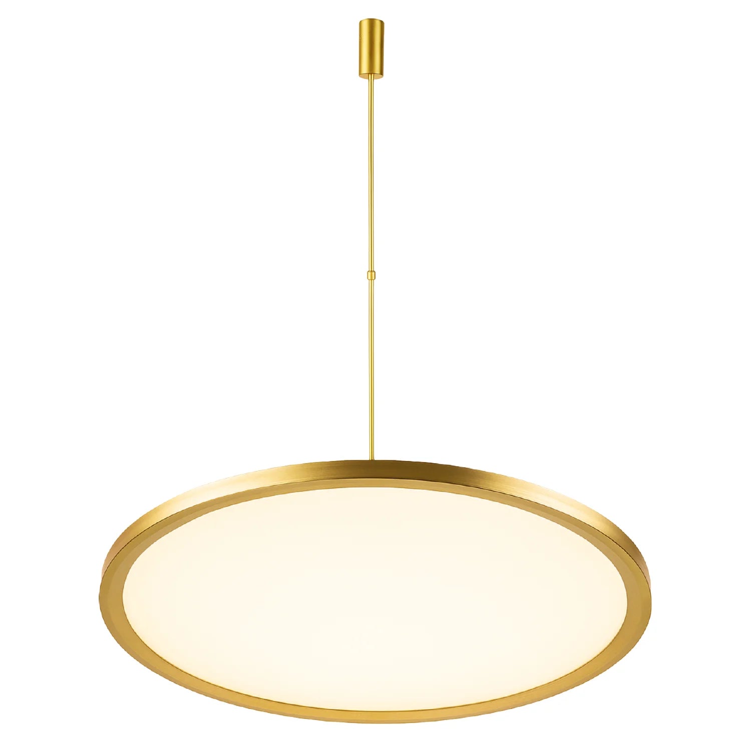 إضاءة معلقة ليد (BR6129) – تصميم حلقي عصري بلمسة فاخرة - شريحة Osram - ومع درجة وضوح ألوان عالي CRI>90 – متوفرة باللونين الأسود والذهبي