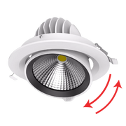 سبوت لايت سقفي مدمج قابل للتوجيه من الترالايت (BR6244) | إضاءة داخلية قوية بقدرة 45 واط