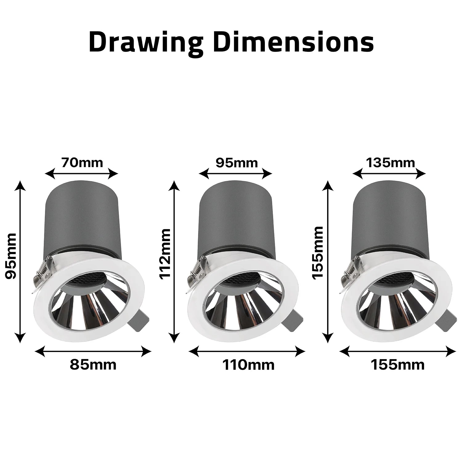Ultralight Recessed LED Ceiling Downlight Anti-Glare (BR6453)