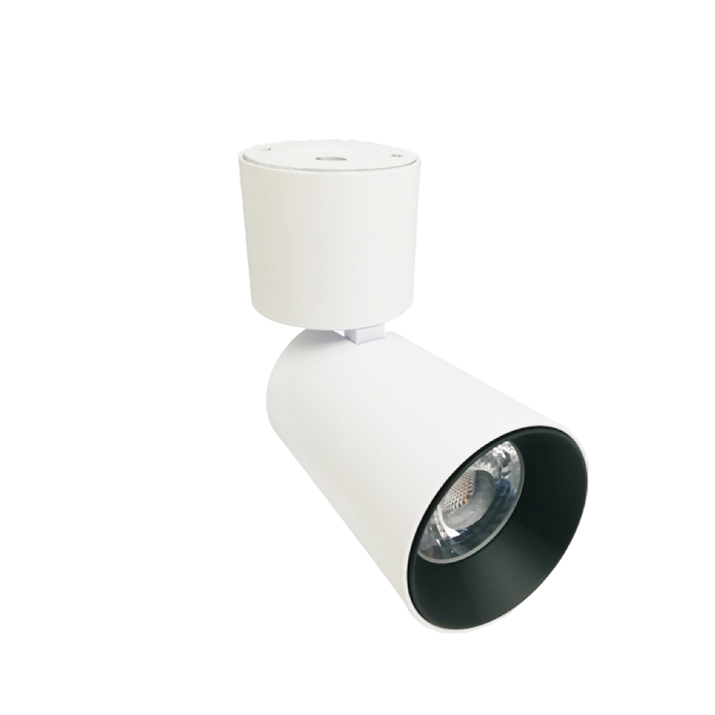 كشاف تراك سقفي دوّار 12.5 واط الترا لايت (BR6454) | شريحة Bridgelux | إضاءة موجهة

