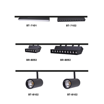 Magnetic track lighting

