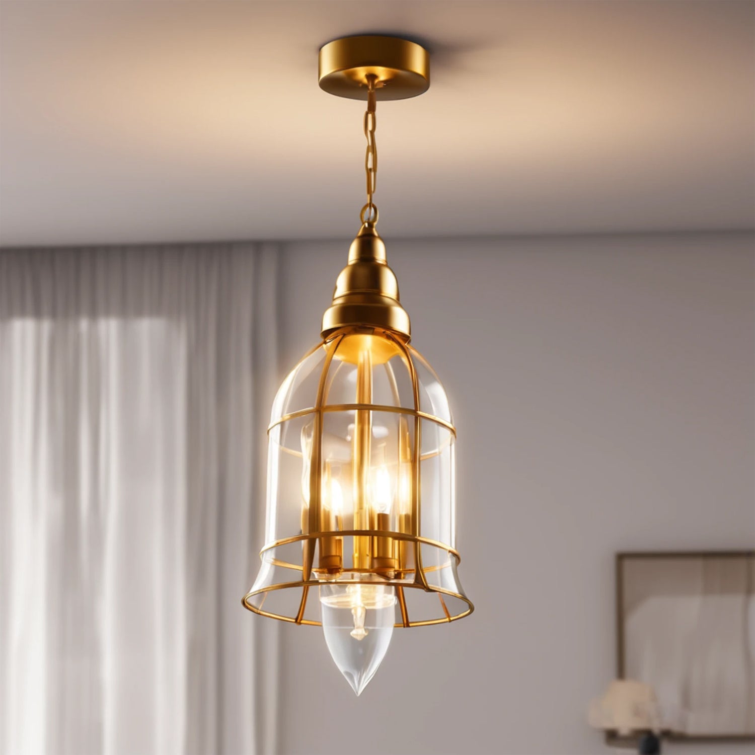 Buy Ultralight Copper Pendant Light (D6080) - Best  from Ultralight