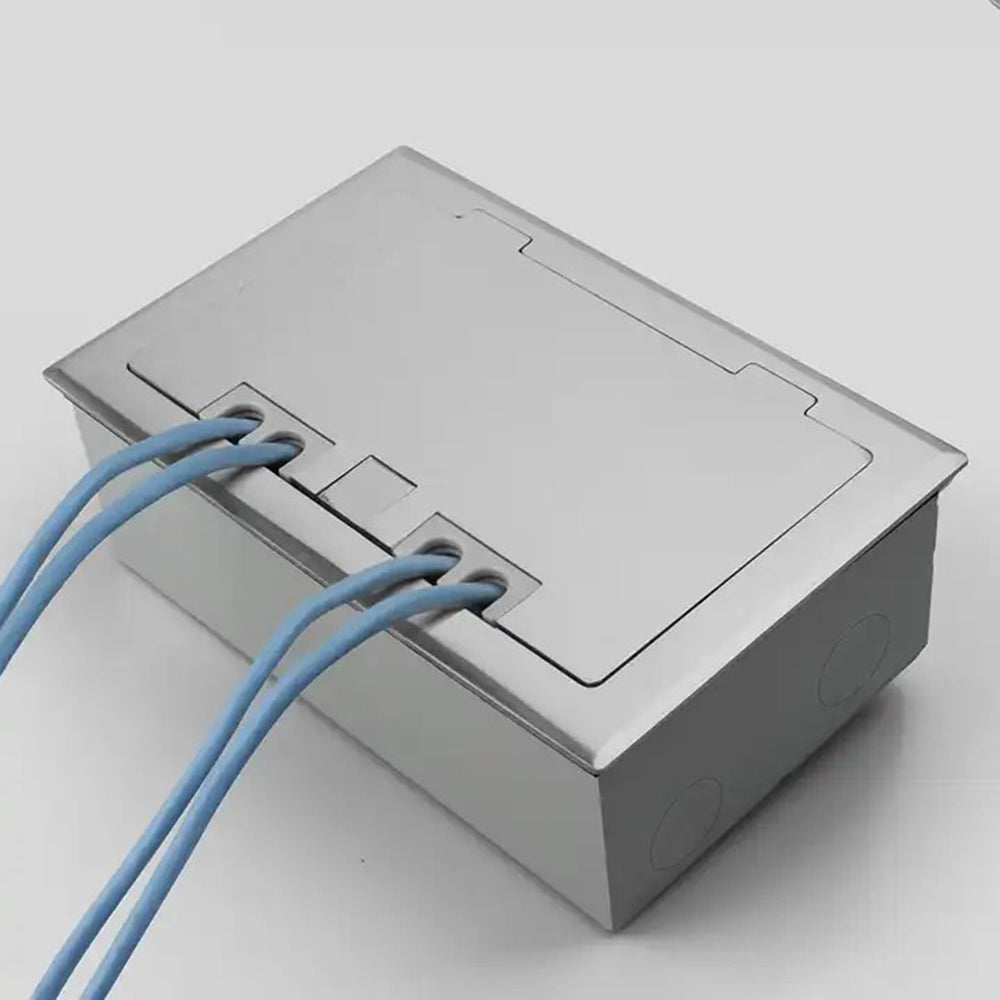 Floor-mounted outlet

