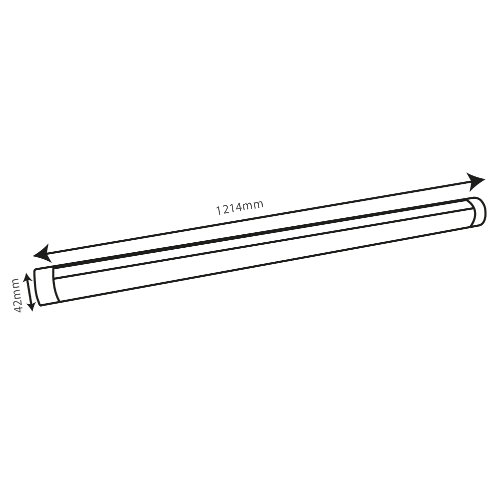 Ultralight Linear Light Connectable - Modern Black 24V Fixture (WD420)