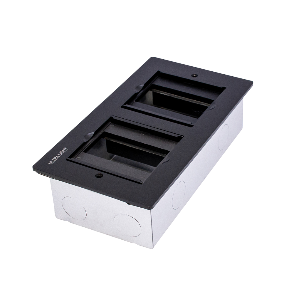 الترا لايت علبة أفياش أرضية ثنائية (DT1020)