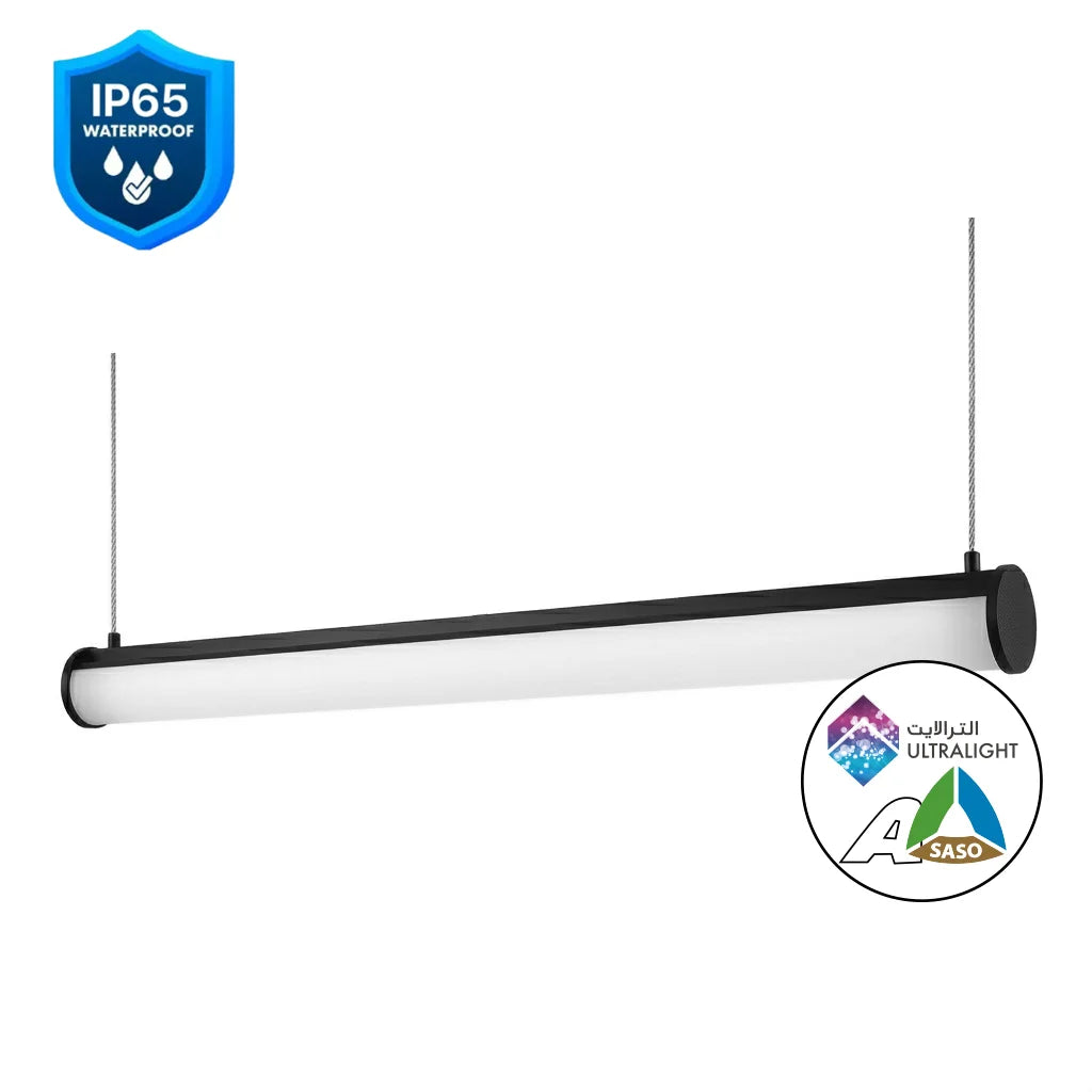 Ultralight Outdoor Linear Pendant Light 80W - IP65 Weather Resistance (BR6737)
