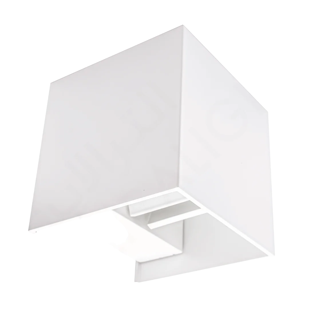 مصباح حائط حديث 6 واط (1080G01) – إضاءة ليد خارجية بزاوية اضاءة قابلة للتعديل، مقاومة للعوامل الجوية IP65, لون أبيض و أسود