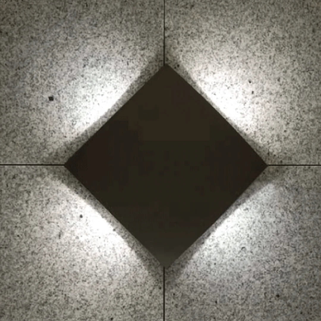 4-Way LED Wall Light 12W (1869) - IP54 Waterproof Decorative Outdoor