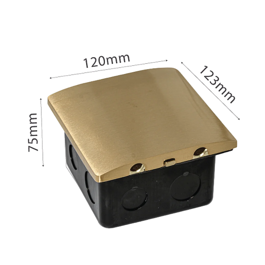 صندوق أرضي للمقابس (YD-55) – مقبس غاطس بمفتاح واحد IP44 من الألمنيوم 