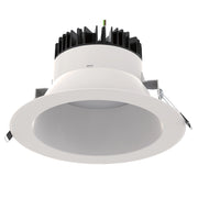 LED downlight with black heat sink