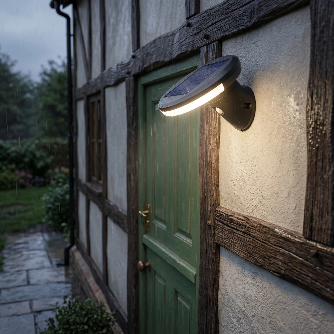 Outdoor Solar LED Wall Light with Dusk Sensor 3W (OLT-003-01)