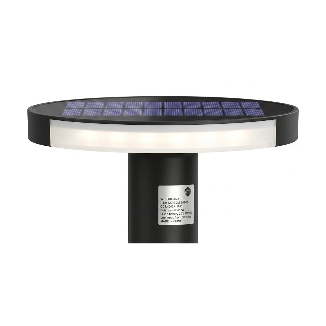Outdoor Solar LED Wall Light with Dusk Sensor 3W (OLT-003-01)