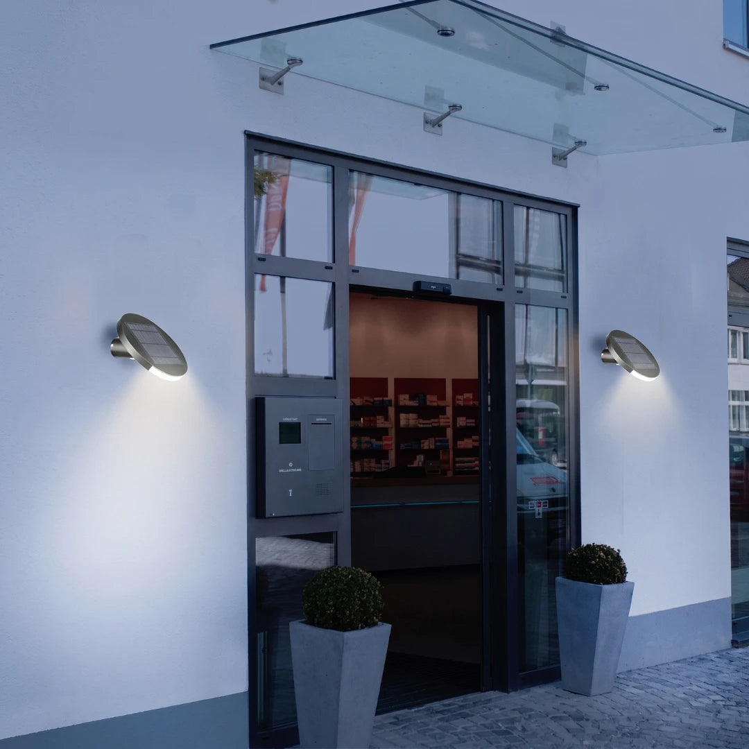 Outdoor Solar LED Wall Light with Dusk Sensor 3W (OLT-003-01)