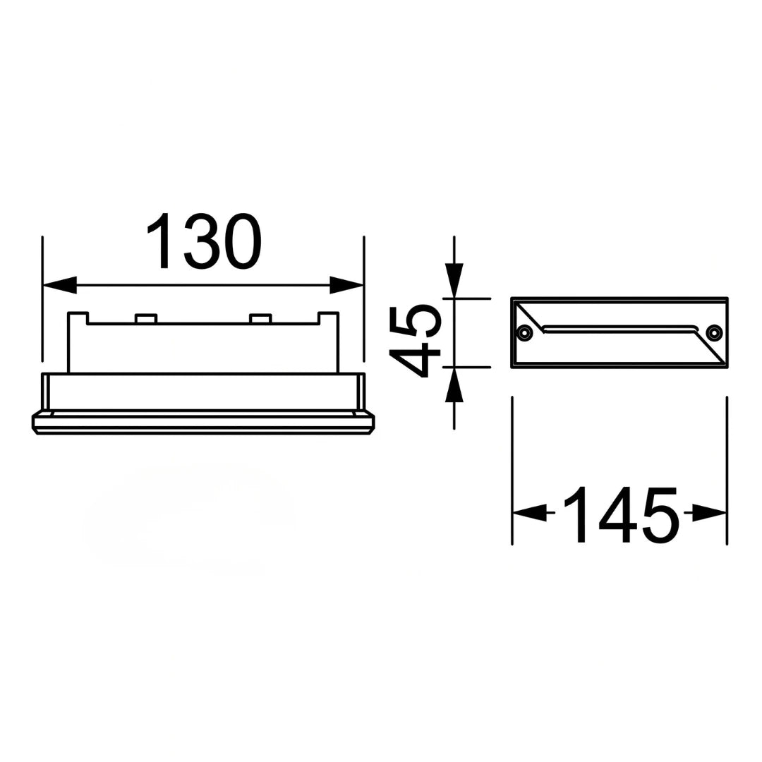 LED Wall Light 1W – Step & Pathway Lighting (HLG-04201)