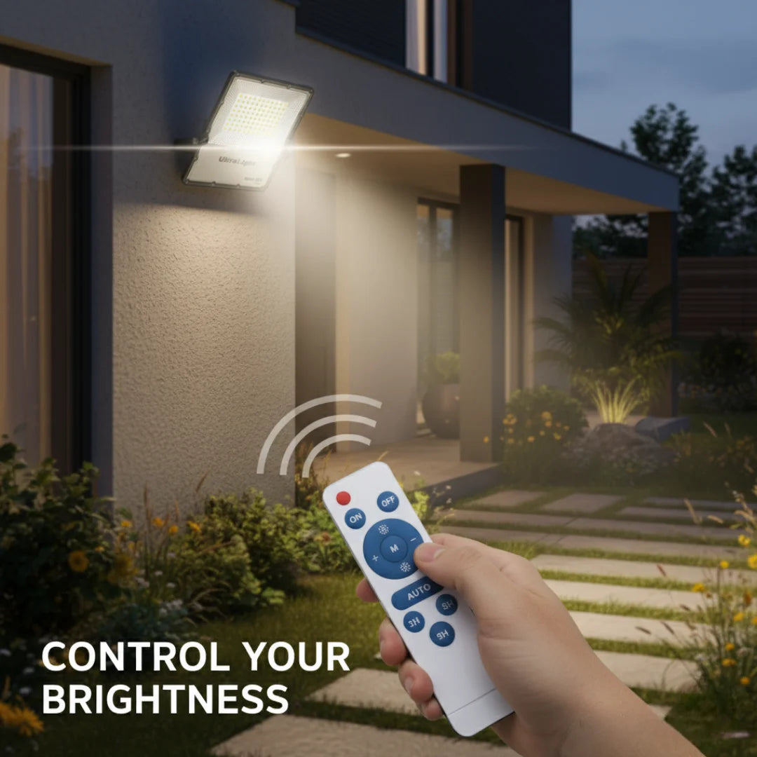 كشاف شمسي ليد بقدرة 30 واط (SFL-30W) - بطارية ليثيوم قوية ومقاوم للماء IP65