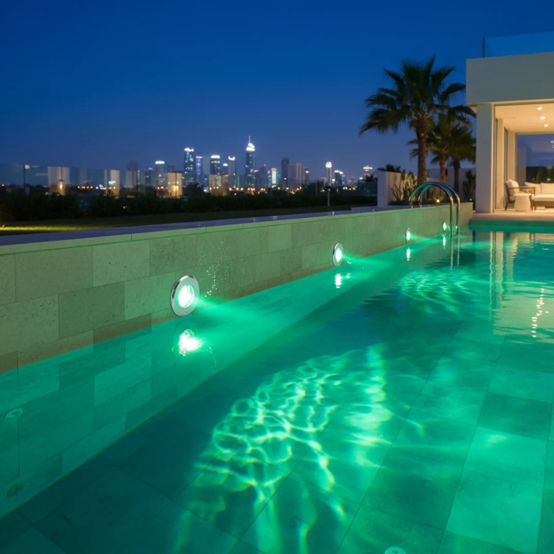 إضاءة ليد ملونة للمسابح 3 واط - إنارة تحت الماء بحماية IP68 ضد الماء (WL-SW073)