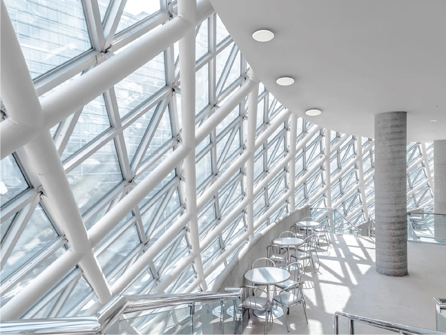 Modern flush mount light

