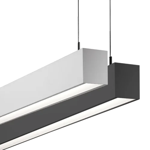 Modern pendant light fixture on a white background