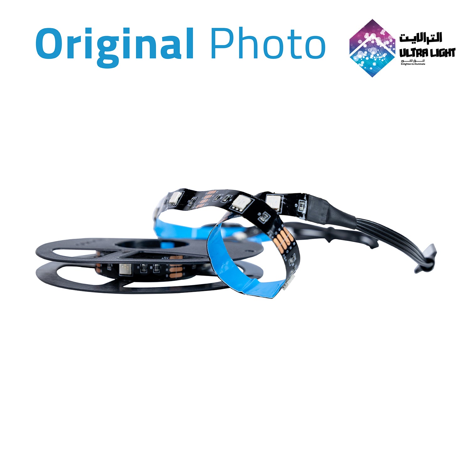 شريط إضاءة ليد خلفية للتلفاز مع تزامن الألوان مع الصوت (LED-5050-24P)