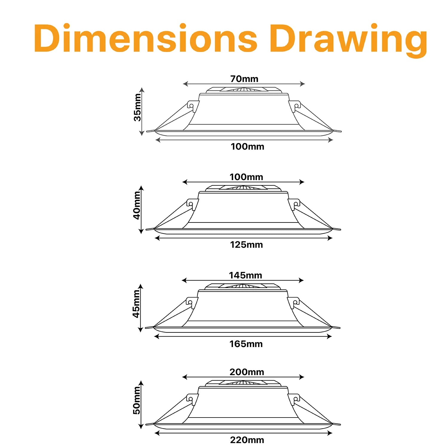 Buy Ultralight Recessed Ceiling Light Souq Plus Downlight - Modern Lighting (QH-18F) - Best  from Ultralight