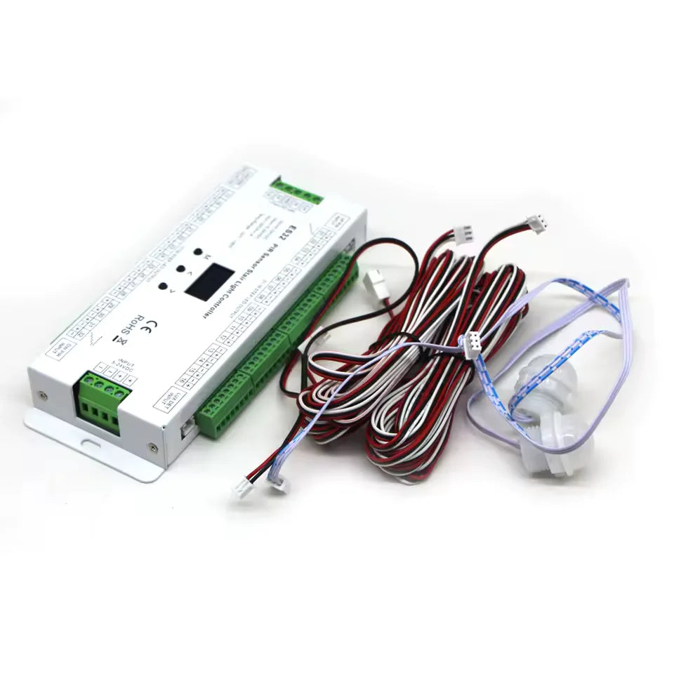 حساس لإنارة الدرج بيانو بـ 32 درجة – جهاز تحكم ذكي بالإضاءة (ES32)